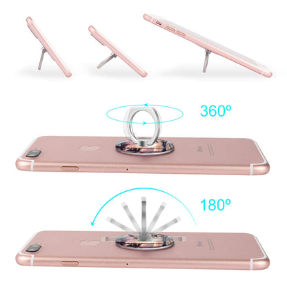 Bonoma Cell Phone Ring Holder Stand, 3 Pack Sunset Beach Palm Tree 360 Rotation Universal Smartphone Ring Grip Stand Compatible with Smartphones and Tablets