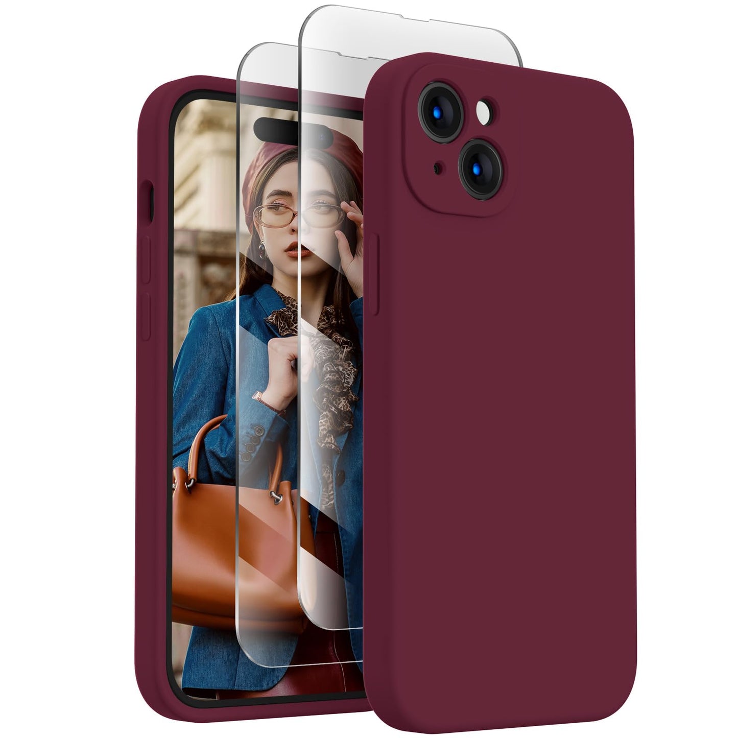 FireNova Designed for iPhone 15 Case, 6.1", Plum