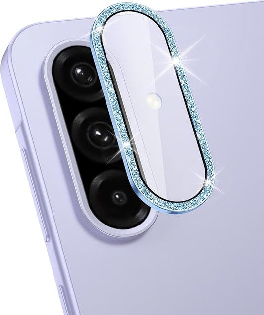 Avocase for Samsung Galaxy A26/A36/A56 Camera Lens Protector, Individual Metal Ring Tempered Glass Lens Cover, [Strong Adsorption] Scratch Resistant Ultra-Thin HD Clear Lens Cover, 1 Set-Blue