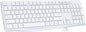 Lovaky Wireless Keyboard, 2.4G Ergonomic Wireless Computer Keyboard, Enlarged Indicator Light, Full Size PC Keyboard with Numeric Keypad for Laptop, Desktop, Surface, Chromebook, Notebook, Snow White