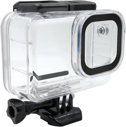 SHOOT Waterproof Housing Case for Insta 360 Ace Pro Diving Protective Underwater Shell with Quick Release Bracket & Thumbscrew Accessories
