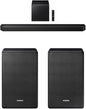 Samsung Q800F 5.1.2ch Q Series Soundbar + Subwoofer, Wireless Dolby Atmos, Q-Symphony (HW-Q800F, 2025) 9500S Rear Speaker Kit - Wireless Dolby Atmos/DTS: X (SWA-9500S, 2021 Model)