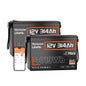 HumsiENK 2 Pack 12V 150Ah LiFePO4 Lithium Battery Bluetooth, BCI Group 31