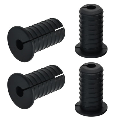 EASYEAH 2pc Black Starlink Cable Grommets 1" Silicone Wire Hole Grommet