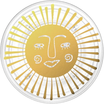 PopSockets Translucent Phone Grip with Expanding Kickstand, PopSockets for Phone, Adhesive Grip, Translucent PopGrip - Sun Goddess