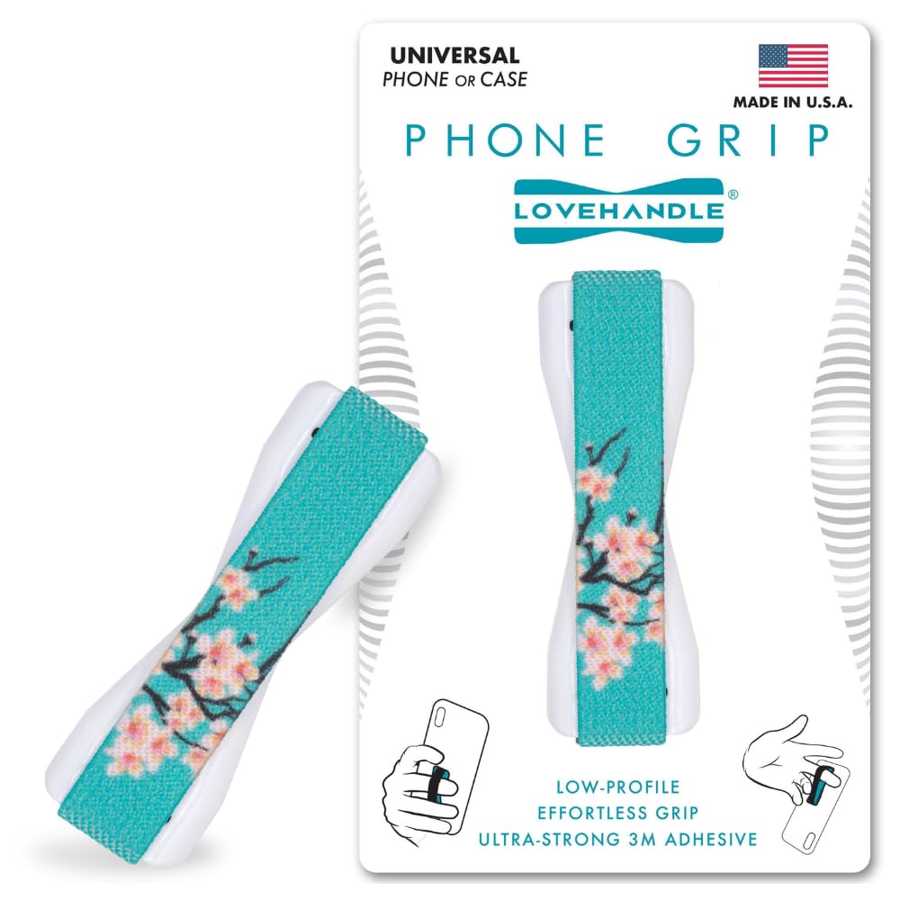 LOVEHANDLE Original Universal Phone Grip - Black and White Checkered