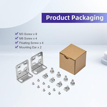 Rack Mount Kit 17.3'' Rack Ears for HP ProCurve/Aruba/OfficeConnect/HPE HP-4S (5064-2085) (5069-6535)