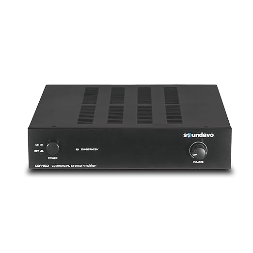 CSA-150 Stereo Amplifier for Home Audio, Residential and Commercial Installation 450W bridgeable