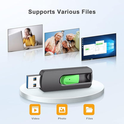 Aiibe 256GB USB 3.0 Flash Drive Thumb Drive 256GB USB Drive Memory Stick Jump Drive 256G for PC Laptop