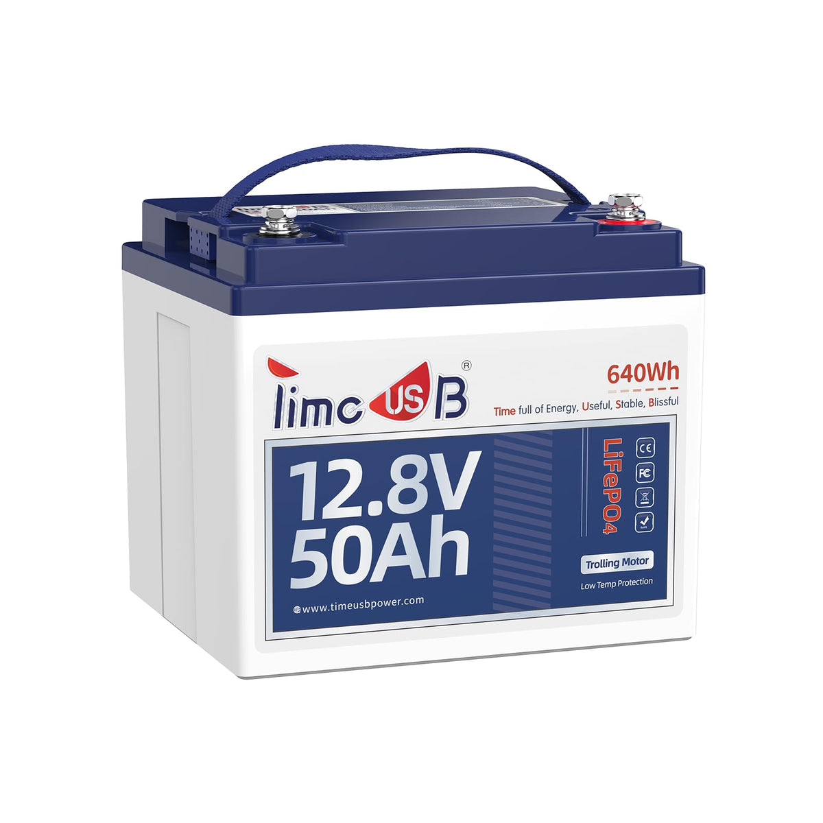 12V 100Ah RV LiFePO4 Battery Group 24, Timeusb 12.8Volt Lithium Battery with 100A BMS, Up to 15000 Deep Cycle Battery for RV Camper, Solar, Trolling Motor, Marine, Travel Trailer, Energy Storage