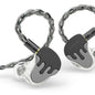 BASN BmasterX 3.5mm 4.4mm in Ear Audio Monitors Earphones (Black/White)