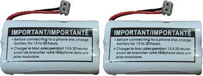 JustGreatDealz Battery BT-1007 BT1007 BT904 BT-904 BT1015 BT-1015 BBTY0651101 BBTY0460001 BBTY0510001 BBTY0624001 BBTY0700001 HHR-P506 HHR-P506A Compatible with Uniden Telephones (2-Pack)