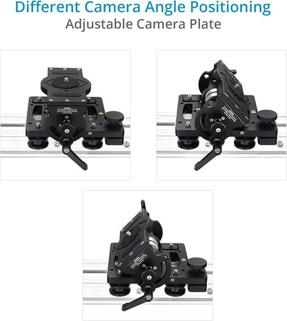 Proaim Cambird Pro 4-in-1 Gear. 6ft Video Camera Slider. Portable Mini Jib. Tower. Hi-hat .Vertical Payload - 10kg / 22lb. Horizontal Payload: 12kg / 26lb. (SL-CBPR-01)