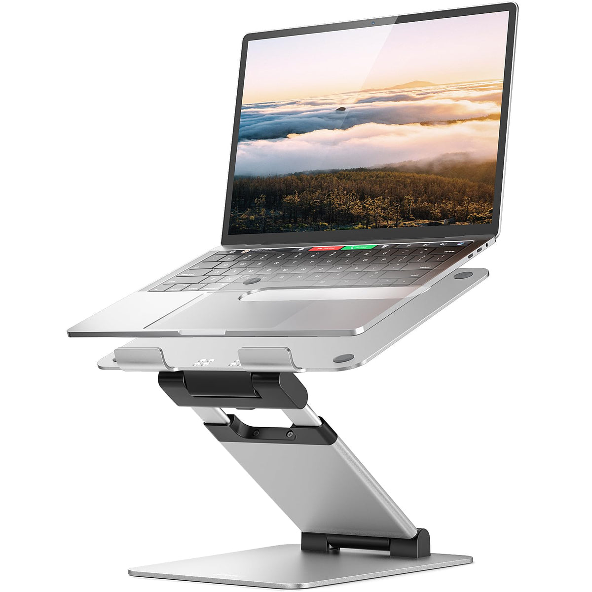 Nulaxy Pull-Out Height Adjustable Laptop Stand for Desk, 22 LB Support