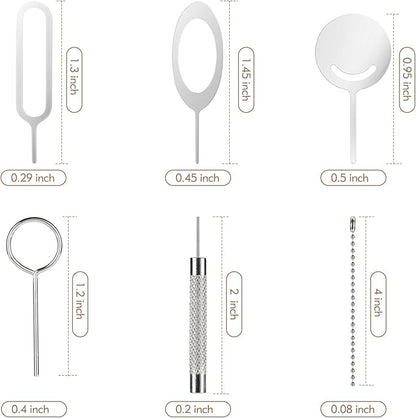 13 Pcs Sim Card Removal Tool Sim Card Tool Sim Ejector Tool iPhone Sim Card Removal Tool Sim Eject Tool Smooth and Burr-Free for All Cell Phones