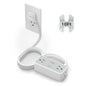 TESSAN Extension Cord 5 FT, Power Strip with 900J Surge Protection, Grey
