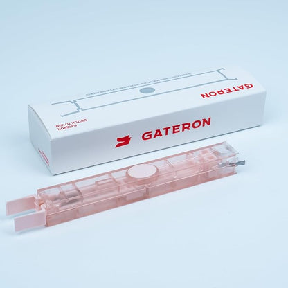 GATERON Twins 2 in 1 DIY Tool Switch Puller Keycap Puller Integrated(Red)