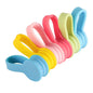 Viaky Magnetic Cable Ties 6-Pack,Silicone Cord Ties Cable Clips,Black
