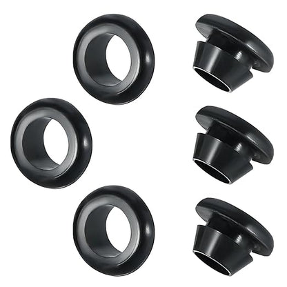 Qrity 20 PCS Rubber Grommets Cable Railing, Car Grommet, Cable Railing Protective Sleeves for Metal Posts, ID 10mm Mount Dia 12mm