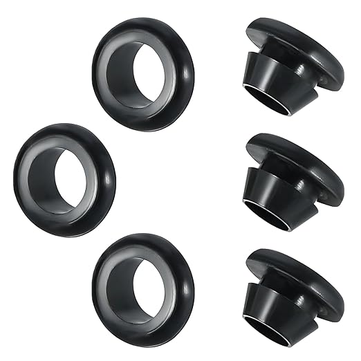 Qrity 20 PCS Rubber Grommets Cable Railing, Car Grommet, Cable Railing Protective Sleeves for Metal Posts, ID 16mm Mount Dia 20mm