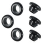 Qrity 20 PCS Rubber Grommets Cable Railing, Car Grommet, Cable Railing Protective Sleeves for Metal Posts, ID 12mm Mount Dia 14mm