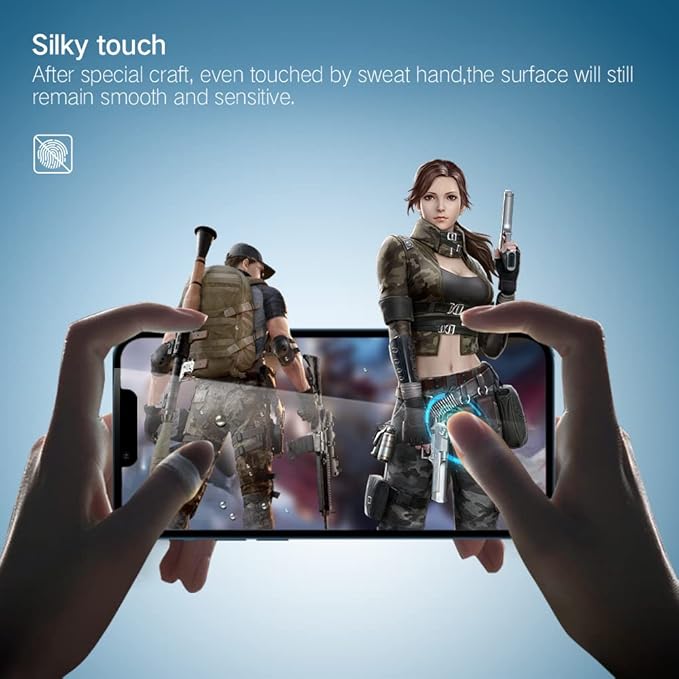 PERFECTSIGHT Sapphire Anti Blue Light Screen Protector Designed for iPhone 13 Pro Max - Medical-Grade Eye Protection -HD Clear Filter 6 Radiations Shatterproof Diamond Hard Tempered Glass (6.7 inch)