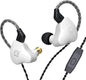 YINYOO KBEAR KS1 Bass Earbuds, Wired Earbuds in Ear Monitor, Clear Sound Headphones, Vocals Forwards High Resolution Noise Canceling Earphones, Dual Magnectic Circuit Dynamic Tangle-Free Cable