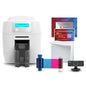 Bodno Magicard 300 Dual Sided ID Card Printer & Complete Supplies Package ID Software - Bronze Edition