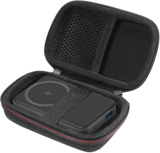 Soft Travel Protective Case for Anker 633 Magnetic Battery (MagGo), 10,000mAh Foldable Magnetic Wireless Portable Charger, 20W USB-C Power Delivery (Only Case)
