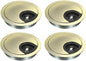 uxcell Cable Hole Cover, 2.4Inch/60mm Zinc Alloy Desk Wire Cord Cable Grommets Hole Cover for Office PC Desk Cable Cord Organizer, 4Pcs Bronze Tone