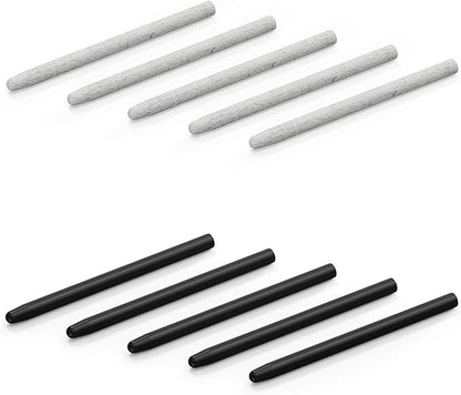XENCELABS, 10 Pack Replacement Nibs, Contains 5 Standard Nibs, 5 Felt Nibs Tips. Compatible: Xencelabs Pen Tablet Bundle, Bundle SE, Medium Standard, Small Standard