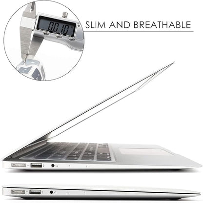 Allinside Gray Ombre Keyboard Cover Skin for MacBook Pro 13" 15" 17" (2015 or Older Version), MacBook Air 13" A1369/A1466, Older iMac Wireless Keyboard MC184LL/B