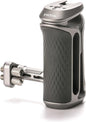 Tilta Xeno Side Handle for Filmmakers & Cameras - Titanium Gray | Secure Connection & Helps Prevent Rotation | Adjustable Height | Textured Silicone Grip | Convenient Assembly (Dual 1/4″-20)