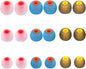 Silicone Replacement Earbud Tips Earbud Covers Ear Tips Fit for in-Ear Headphones (Inner Hole 3.8mm -5.1mm) Earbud Replacement Tips 9 Pairs