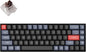 Keychron K6 Pro Wireless Custom Mechanical Keyboard, QMK/Launcher Programmable Macro, Hot-Swappable Keychron K Pro Brown Switch, 65% Layout White Backlit Office Keyboard for Mac Windows Linux