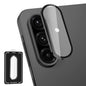 Avocase for Samsung Galaxy A36/A56 Camera Lens Protector, Individual Metal Ring Tempered Glass Lens Cover, [Strong Adsorption] Scratch Resistant Ultra-Thin HD Clear Lens Cover, 1 Set-Black