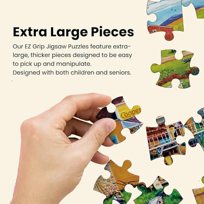 MasterPieces 500 Piece EZ Grip Jigsaw Puzzle for Adults, Family, Or Youth - Cooper's Corner - 19.25"x26.75"