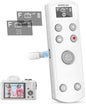 Remote Control for Fujifilm Camera,USB-C Rechargeable Wireless Shutter Release with OLED Screen for Fujifilm Fuji X100VI,X-T5,X-T4,X-T3,X-T50,X-T30II, X-T30,X-S20,X-S10,X-H2S,X-H2,X-E5 (White)