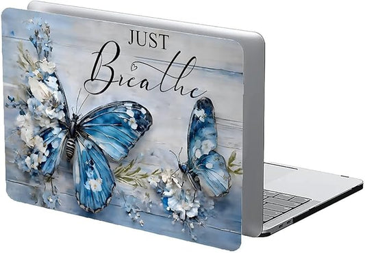 Compatible with MacBook Air 13.3 13.6 Inch Case 2022 2021 2020 2019 Plastic Hard Shell Case Cover,13.3 Pro(A1706/A1708/A1989/A2159/A2289/A2338), Butterfly
