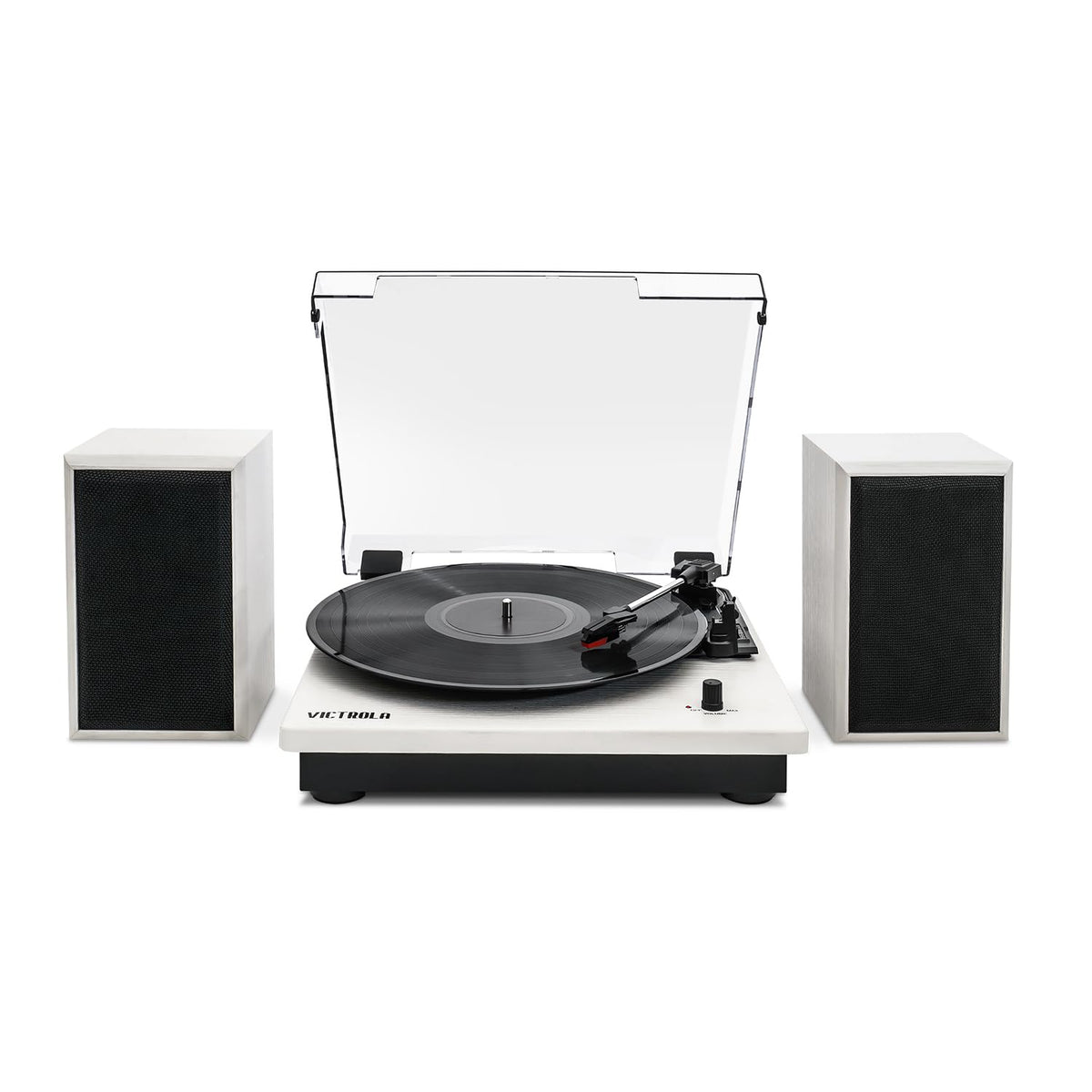 Victrola Quincy - 6-in-1 Bluetooth Record Player - Farmhouse Oatmeal