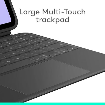 Logitech Combo Touch iPad Pro 11-inch (M4)(2024) Keyboard Case - Detachable Backlit Keyboard for iPad Pro 11, Kickstand, Multi-use Mode - Midnight Black