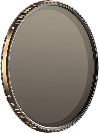 PolarPro 77mm Peter McKinnon Mist VND Camera Filter - 2-5 Stop Variable Neutral Density Lens Filter for DSLR/Mirrorless Pro Video – for Cinematic Shutter Speed Control + Diffusion