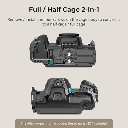 SmallRig Camera Cage Basic Kit for Blackmagic Design Cinema Camera 6K, Full Cage for BMCC 6K, with Top Handle, SSD Mount Bracket, Cable Clamp and Lens Mount Adapter Support - 4574