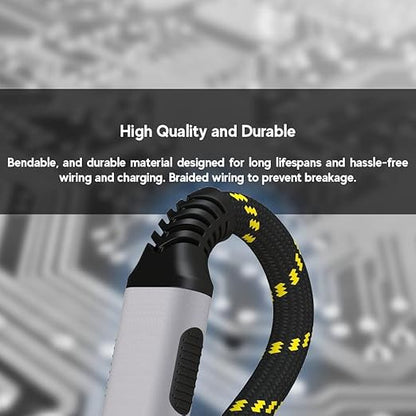LINKUP USB 4.0 USB C to USB C Cable | Thunderbolt 4/3 Compatible | Type C Charger for MacBook and iPhone | 240W Fast Charging | 40Gbps Data Transfer | 8K@60Hz Display Cord | Use with all USB C devices