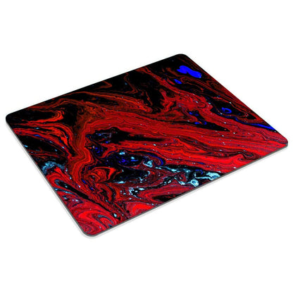 Red Magma Marble Mouse pad Customized Mousepad Non-Slip Rubber Base Mouse Pads for Computers Laptop Office Desk Accessories Mouse pad (Red Magma Marble)
