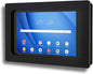 TABcare Anti-Theft Acrylic VESA Enclosure for Galaxy TAB A E S 8" 8.4" Tablet with Free Wall Mount Kit & 90-Degree Angle Charge Cable (TAB A 8.0 w S-Pen SM-P200, Black)