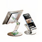 Adjustable Phone Stand for Desk,for 4.7-9.7 Inch Devices,360° Rotating Aluminum Alloy,Silver Compatible with ipad Tablet Kindle TAB Surface Cell Phone Stand Holder