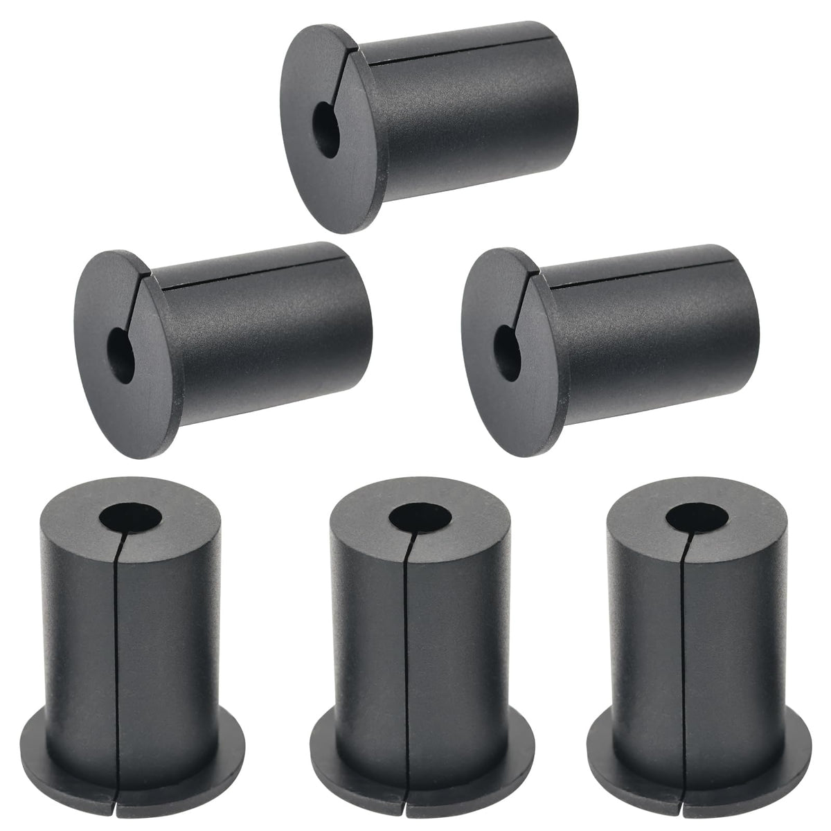 EASYEAH 2pc Black Starlink Cable Grommets 1" Silicone Wire Hole Grommet