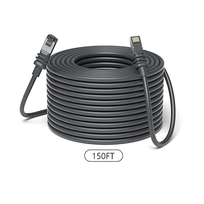 150FT Starlink Gen 3 Replacement Cable for Rectangular Satellite - Waterproof Outdoor V3 Standard