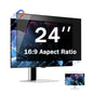 Phimoos [2 Pack] 24 Inch Magnetic Computer Privacy Screen for Monitor 16:9 Aspect Ratio Widescreen Monitor, Eye Protection Anti Glare Blue Light Filter, 24in Removable Black Anti Spy Protector Film